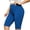 Blue, variant on Stamzod Women's Capri Pants Mid-Calf Length High Waisted Yoga Capri Leggings Casual Stretch Pull On Capris Plus Size Clothes Blue XXXXXL