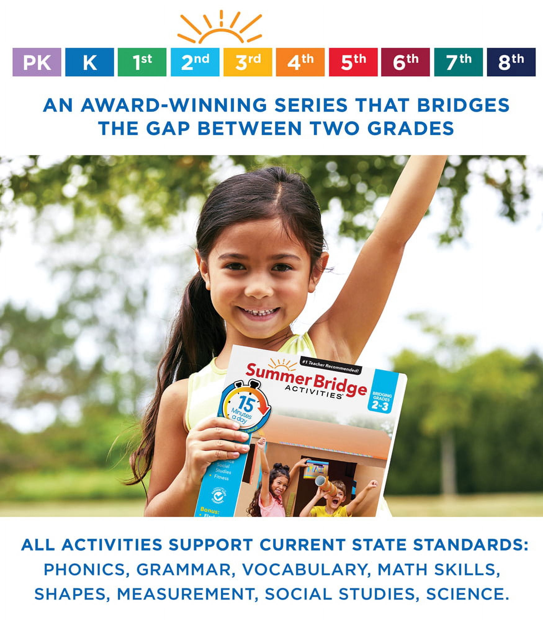 Summer Bridge Activities 2nd to 3rd Grade Workbook (Spiral Bound)