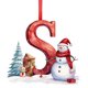 thumbnail image 1 of Decoraciones de Halloween, 26 letras, decoración para árbol de Navidad, colgante, adornos para árbol de Navidad, adornos navideños personalizados, decoración navideña, decoración colgante para árbol d, 1 of 2