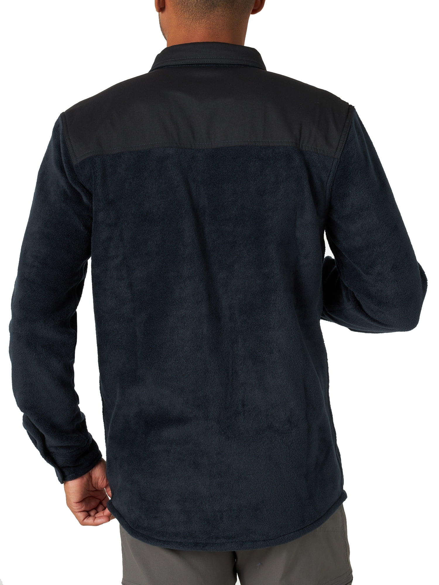 Wrangler Men's Outdoor Overlay Fleece Shirt
