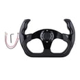 thumbnail image 3 of LOVIVER Generic Racing Steering Wheel Anti Slip Aluminum Alloy Gaming Steering Wheel Black, 3 of 8