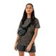 thumbnail image 1 of Hype - Camiseta Estampado de Leopardo para Mujer (Marrón, Marrón Chocolate), 1 of 3