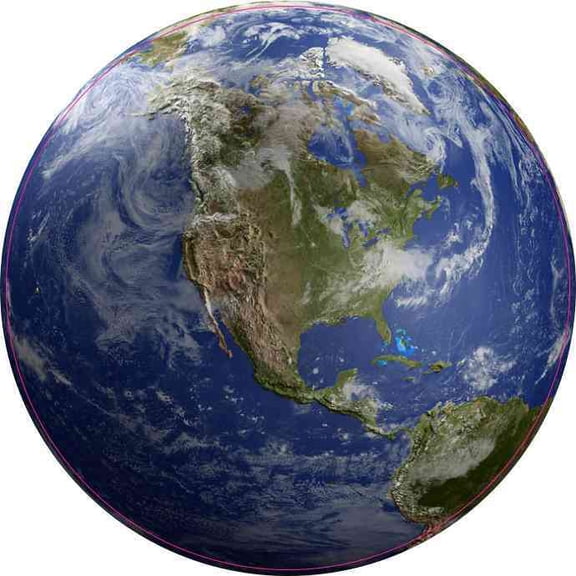 4.5in x 4.5in Earth Sticker