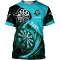thumbnail image 6 of Personalized Dart Shirts Men Women 3D Polo Custom Name Team Jersey Funny Dartboard Shirt S-5XL Gifts (Pink, L), 6 of 9