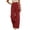 Red, variant on Casual Summer Pants Loose Straight Leg Trousers With Pockets Lace Trim And Pleated Detail Comfortable Flowy Bottoms
