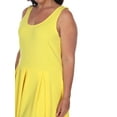 thumbnail image 2 of White Mark Women's Plus Size Crystal Fit and Flare Dress, 2 of 4