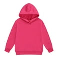 thumbnail image 2 of Kid Hoddies Kids Hot Pink Hoodies Long Sleeve Pullover Hoodie Sweatshirt Warm Fall Winter Clothes Toddler Boy Clothes 4-5 Years, 2 of 4