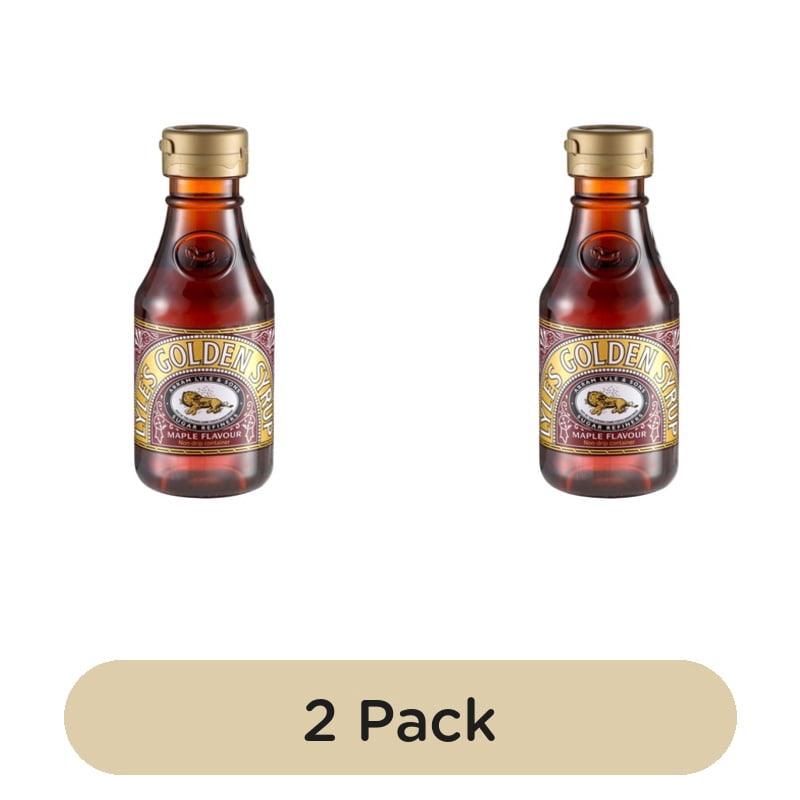 Lyle's Maple Flavour Golden Syrup 454g, British Import (Pack of 2)