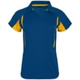 thumbnail image 3 of Holloway Sportswear 2XL Womens Avenger Polo Royal/Light Gold 222730, 3 of 4