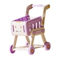 thumbnail image 1 of Carrito de compras de juguete, juego de simulación, juguetes creativos divertidos, juguete educativo, carrito de supermercado, juego de rol para niños Violeta, 1 of 8