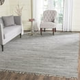 thumbnail image 2 of Safavieh Rag 2'3" X 14' Hand Woven Cotton Rug in Gray, 2 of 3