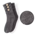 thumbnail image 4 of LEMZONE Women's Winter Slipper Socks Warm Cozy Fuzzy Fleece-lined Cabin Socks with Grippers, 4 of 5