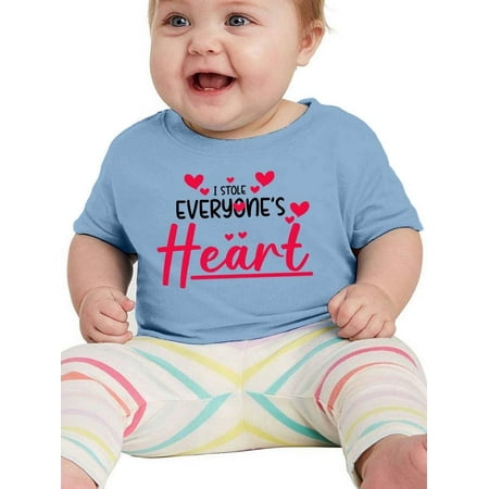 

I Stole Everyone s Heart T-Shirt Infant -Smartprints Designs 18 Months