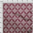 thumbnail image 3 of oneOone Viscose Chiffon Burgundy Fabric Block Sewing Fabric By The Yard Printed Diy Clothing Sewing Supplies 42 Inch Wide, 3 of 6