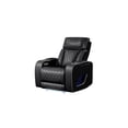 thumbnail image 6 of Fortuner Modern 3PC Livingroom Set Made faux leather & with Wood in Black, 6 of 19