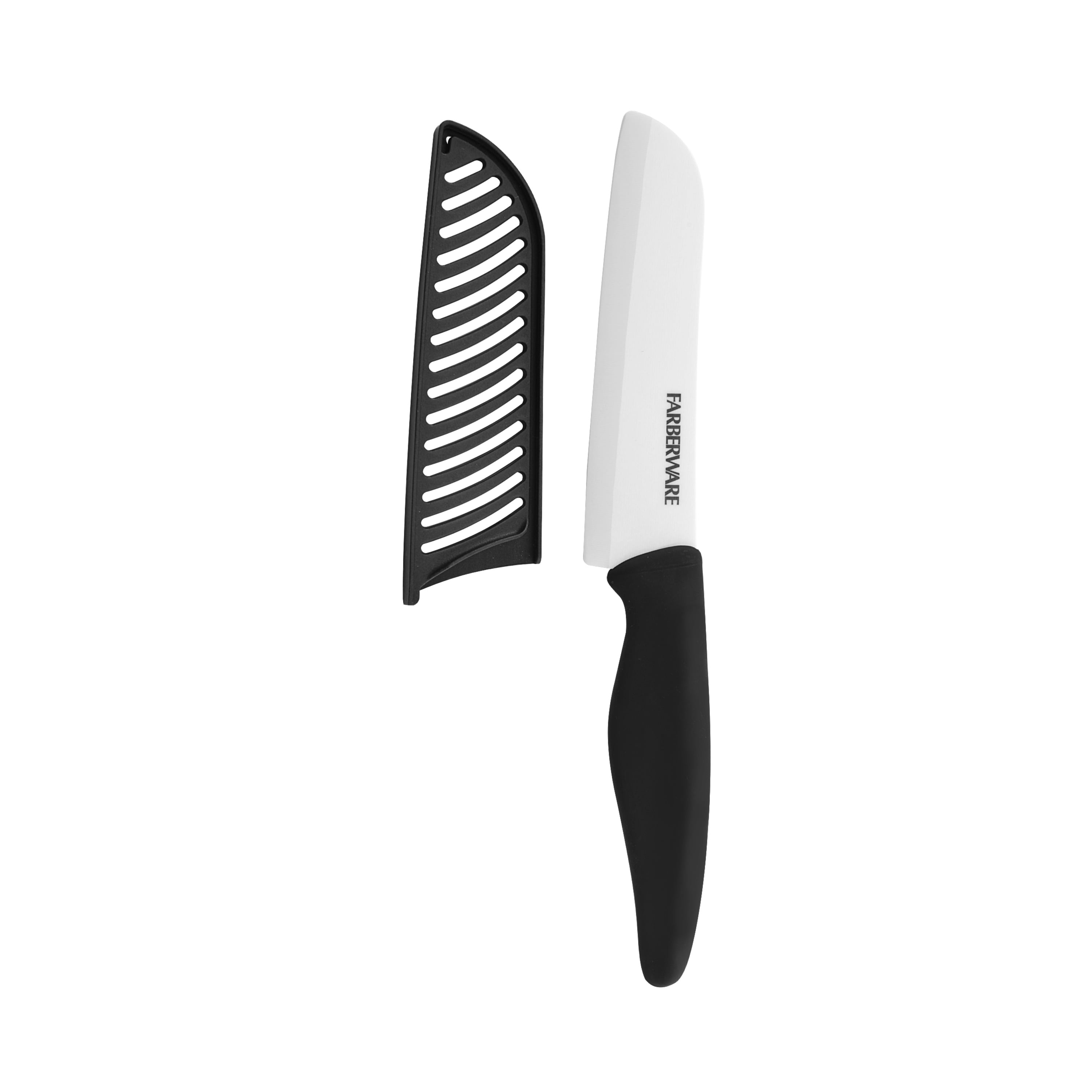 Farberware Ceramic 5 Inch Santoku Knife With Sheath