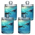 thumbnail image 2 of High-value clear storage jars keep life organized and within reach one sizex2 Two Ethereal and Lovely Turtles, 2 of 7