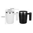 thumbnail image 6 of Electric mixing cup,Coffee Cocoa Tea Coffee Cup 380ml With Lid With Lid Coffee Stainless Steel Coffee Cup Stainless Steel Huiop Ainn Leeofty Rookin, 6 of 7