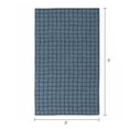 thumbnail image 4 of Mainstays Kids Tufted Blue Grid Washable Area Rug, 3' x 5', 4 of 4