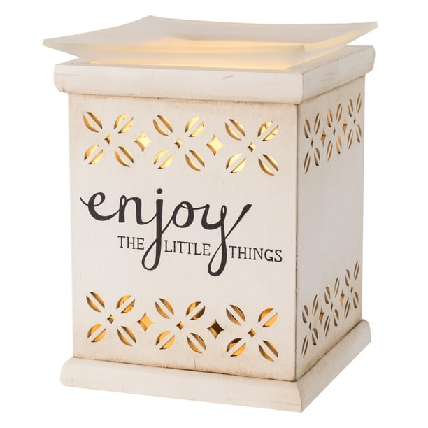 ScentSationals FullSize Wax Warmer, Enjoy the Little Things (Wooden