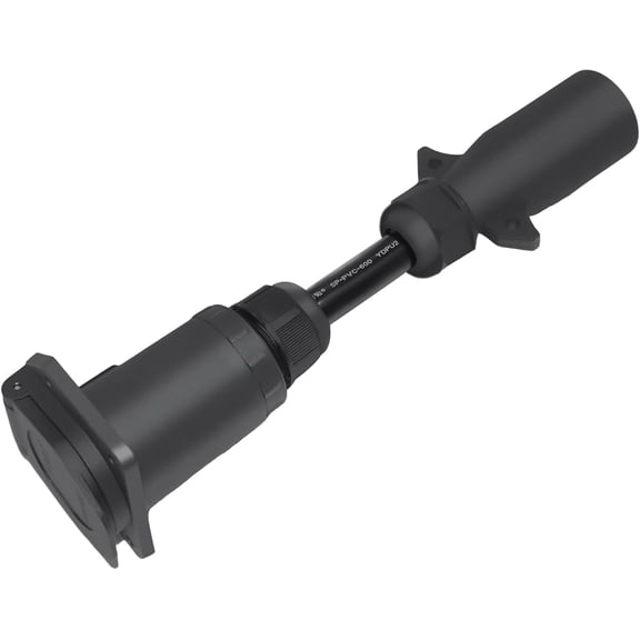 Vehicle 7 Way Connector with Power Switch 7 Pin Adapter for RV Trailer Camera System Replace 2021132201 F2BC004XXBK