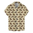 thumbnail image 4 of Retro Horse Racing Hawaiian Shirts For Men Casual Vintage Horse Mens Hawaiian Shirts Short Sleeve Button Down Shirt 2, 4 of 7