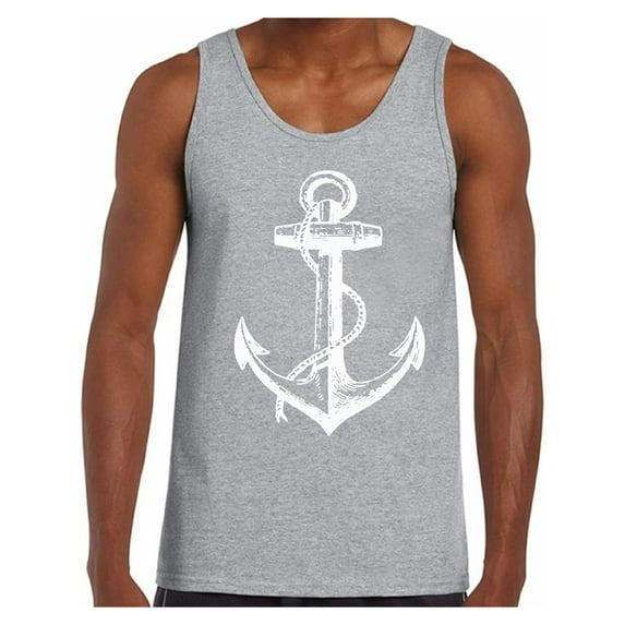 Awkward Styles Sea Tank Top for Boys Marine Clothing Collection Anchor Tank Top for Men Mister Captain Tank Top Sea Lovers Gifts Sea Themed Party Clothes Gifts for Husband Sailor Tanks Anchor Shirts