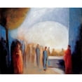 thumbnail image 3 of Unknown 24x20 Black Modern Framed Museum Art Print Titled - Midnight Mass, 3 of 5