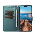 thumbnail image 4 of Nalacover Case for Google Pixel 8 - Card Holder PU Leather Wallet Cover with Magnetic Clasp Stand Hand Strap, Soft TPU Inner Shockproof Anti-Scratches Case for Google Pixel 8, Darkgreen, 4 of 10