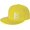 Yellow, variant on C Clef Alto Clef Flat Bill Visor Classic Snapback Hat Adjustable Brim High Top Baseball Cap