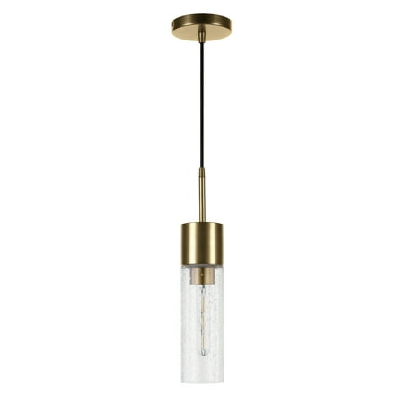 

Industrial Seeded Glass Pendant