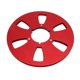 thumbnail image 1 of 1/4 10.5 Inch Empty Takeup Reel 6 Hole Aluminum Alloy Universal Opening Machine Part Sound Tape Takeup Reel Red, 1 of 5