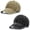 BALCK+khaki, variant on 2Pcs Men Women Baseball Cap-Low Profile Adjustable Washed Cotton Golf Dad Hat