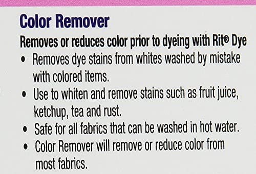 Pack of 2 Rit Dye Laundry Treatment Color Remover 