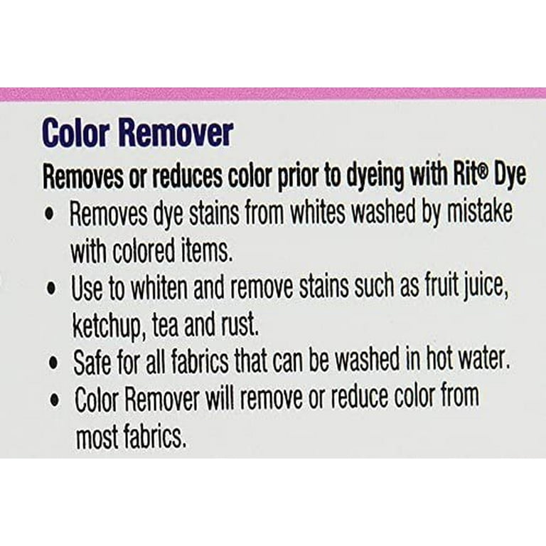  Pack of 2 Rit Dye Laundry Treatment Color Remover
