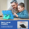 thumbnail image 2 of Fintie Rugged Case for iPad (A16) 11th Generation 11 Inch (2025), iPad 10th Generation 10.9 Inch (2022) - Heavy Duty Shockproof Kid-Friendly Protective Cover, Built-in Kickstand, Blue, 2 of 10