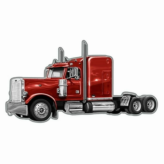 12 in. Novelty Sign - Semi Truck Trucker