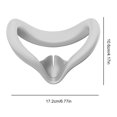 thumbnail image 2 of Peggybuy Couvre-Visage en Silicone Résistant à la Transpiration pour Casque VR Meta Quest 3S (Gris), 2 of 4