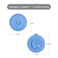 thumbnail image 3 of Ubbi Suction Plate Set with Interchangeable Suction Base for Babies and Toddlers, 2 Pack, Polaris Blue, 3 of 6