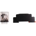 thumbnail image 2 of 6X HH52P DC 24V Coil DPDT 8 Pins Electromagnetic Power Relay with DYF08A Base, Black+ Clear Blue, 2 of 5