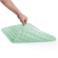 thumbnail image 3 of Alfombra para bañera AmazerBath, tamaño mediano, 70 x 38 cm, antideslizante, color verde menta, 3 of 7