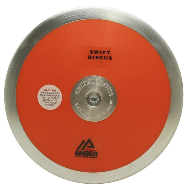 AMBER SwiftTrack 80 Rim Weight Discus IAAF Certified Discus for Track