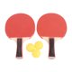 thumbnail image 1 of 2pcs raqueta de tenis de mesa y pelota ABS portátil basswood apretón de manos raqueta de tenis de mesa juego de accesorios profesionales, 1 of 10