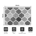 thumbnail image 5 of Bohemian Retro Floral Non-Slip Entryway Door Mat,Boho Indoor Decor Durable Low Plush Door Mat,Washable Welcome Rug for Patio Hallway Home Decor 16x24 Inches, 5 of 7