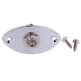 thumbnail image 2 of Milaget Guitar Oval Jack Plate & 1/4" Input Socket w/ Screws for ST Sq, 2 of 9