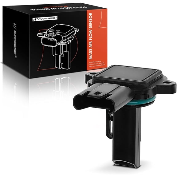 A-Premium Mass Air Flow Sensor Meter W/ 5Pins, fits 6Cyl 3.0L 2.5L 3.2L Compatible with BMW [3,5 Series E46 E60] 325i, 325xi, 330i, 330xi, 525i, 525xi, 530i 2004-2007, 530xi 06-07, Z4[E86] 2006-2009