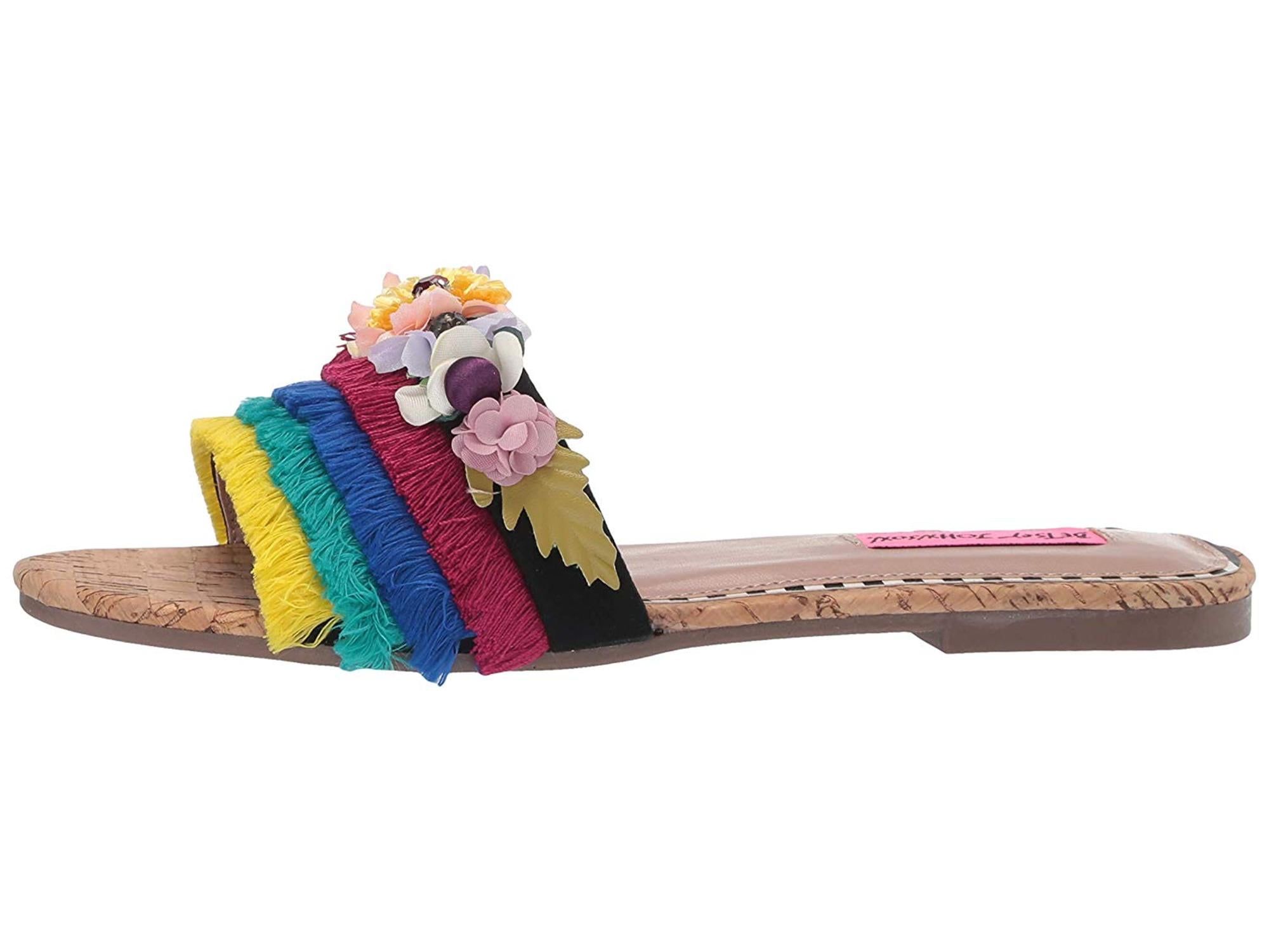 betsey johnson bloomer flat sandals