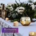 thumbnail image 4 of Battery Operated LED Tea Light Candles, 24 Pack, Flameless Votive Candles with Warm White Flickering Bulb Light, Small Realistic Fake Electric Tea Light Candle for Wedding, Table, Gift, Outdoor, 4 of 5