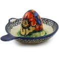 thumbnail image 2 of Polish Pottery 5-inch Juice Reamer (Bright Beauty Theme) Signature UNIKAT Hand Painted in Boleslawiec, Poland + Certificate of Authenticity, 2 of 6
