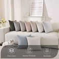 thumbnail image 4 of JIATER Pack of 2 Throw Pillow Covers 18x18,Linen Decorative Pillow Covers for Couch,Dark Blue, 4 of 6